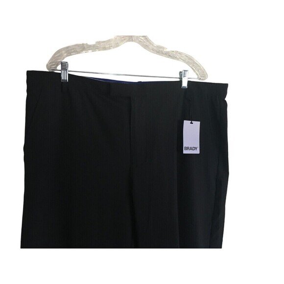 Tom Brady Brand Golf Pants Men's Size 40 Ink Black Hook & Eye Zip - Picture 2 of 7